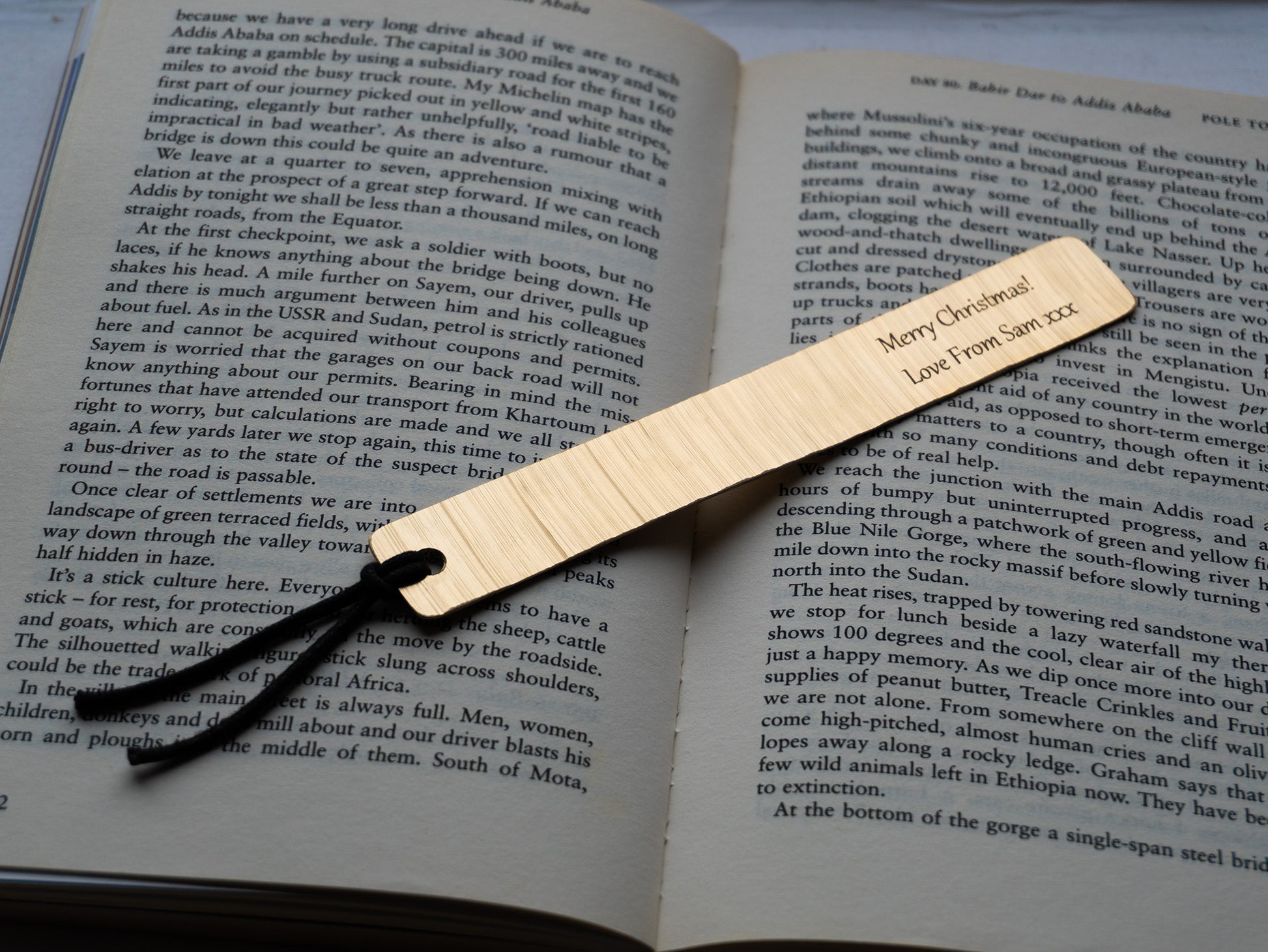 Personalised Cymbal Bronze Bookmark, Handmade.