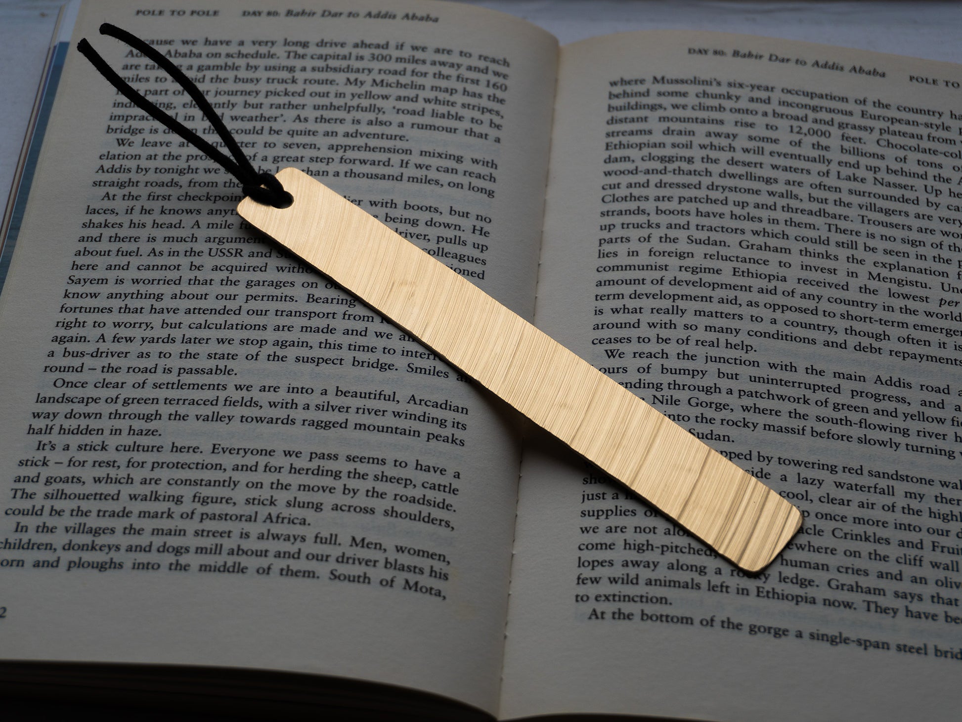 Personalised Cymbal Bronze Bookmark, Handmade.