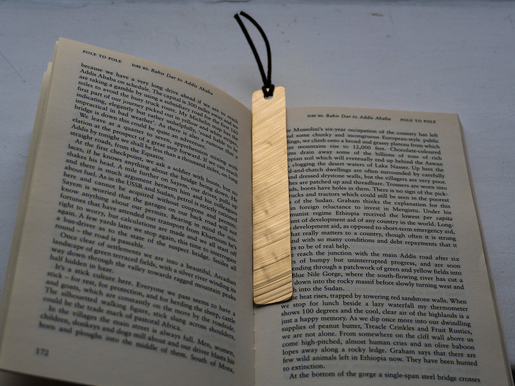 Personalised Cymbal Bronze Bookmark, Handmade.